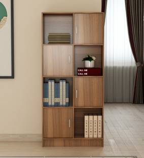 NEUDOT FUNNY Engineered Wood Semi-Open Book Shelf
