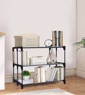 Philoshop Metal-Bookshelf Metal Open Book Shelf