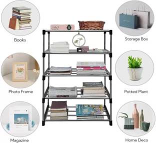 Srmaji Store Plastic Open Book Shelf