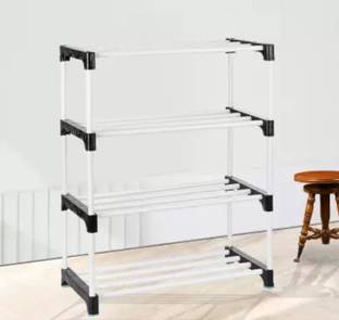 ZENVEXYO Space-Saving Plastic Open Book Shelf