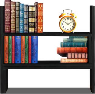 NE Furniture Calls_Black Engineered Wood Open Book Shelf