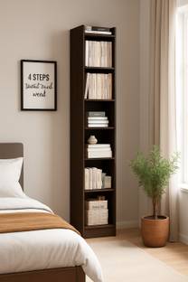 EW 7-Tier Wooden Book Shelf for Kids, Study & Living Room Engineered Wood Open Book Shelf