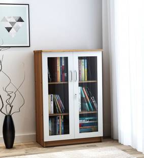 NEUDOT Kitab Engineered Wood Close Book Shelf