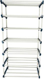 QUARCK Book Shelf Rack Stand for Home Library Multipurpose Storage Organizer Plastic Open Book Shelf
