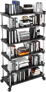TNT The Next Trend Super Smart Stackable and Durable, Easy to Assemble, Space Saving Rack Plastic Open Book Shelf
