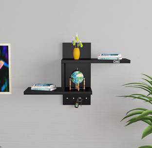 Das DONAL Wall Mount Shelves Book Shelf Engineered Wood Open Book Shelf