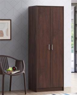 FOTKTAIL Engineered Wood Book Shelf and Display Unit (Walnut, Matte Finish) Engineered Wood Close Book Shelf