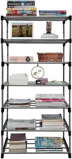 EXPOSURE BOOK SHELF 7 LAYER COLLAPSIBLE Metal Open Book Shelf