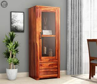 SHRI MINTU'S ART Rosewood ( Sheesham ) Solid Wood Close Book Shelf