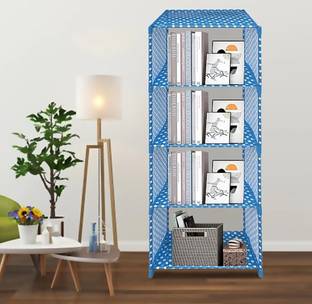 SAISAP 5-Layer Open Book Self Stand Metal Open Book Shelf