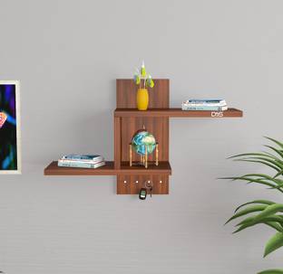 Das DONAL Wall Mount Shelves Book Shelf Engineered Wood Open Book Shelf
