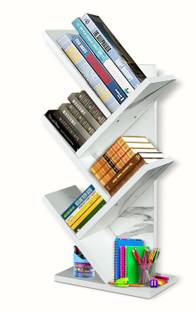 sbf furniture Engineered Wooden Book Rack,Space Saver Book Shelf for Home Living Engineered Wood Open Book Shelf