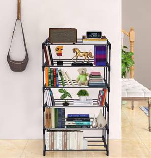 POWEREST Study Material Organizer Metal Open Book Shelf