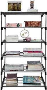 EXPOSURE BOOK SHELF 6 LAYER COLLAPSIBLE Metal Open Book Shelf