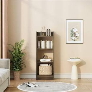 ASCOM 3-Tier Modern Multipurpose Bookshelf | Storage Organizer for Home, Office & More Engineered Wood Open Book Shelf