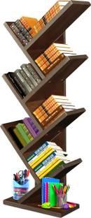 sbf furniture 7-Tier Book Rack, Storage of Book case, Free-Standing Books Holder Engineered Wood Open Book Shelf