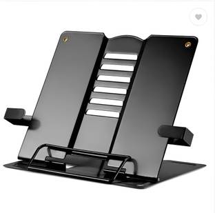 स्टैंक्रे sleek metal book and iPad holder combines functionality with modern design stand मेटल खुला पुस्तक शेल्फ