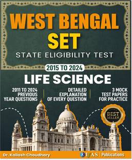 WB SET Life Science PYQ Book - Previous Year Solved Papers  - (2015-2024) Topic Wise Previous Year Solved Paper | Best Book for West Bengal SET Life Science Exams - IFAS Publications