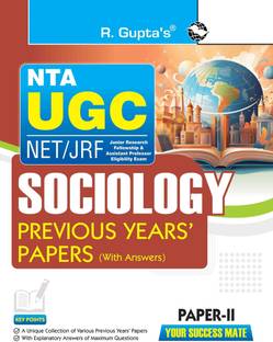 NTA-UGC-NET/JRF: Sociology (PAPER-II) Previous Years' Papers (With Answers)