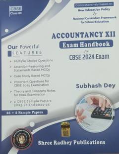ACCOUNTANCY CLASS-XII EXAM HANDBOOK FOR CBSE 2024 EXAM