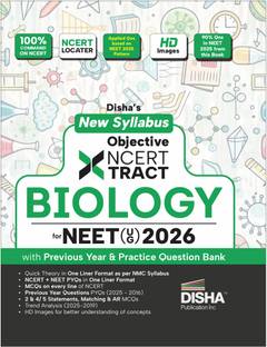 Disha New Syllabus Objective NCERT Xtract Biology for NEET 2026 (UG) with Previous Year & Practice Question Bank | Theory, NCERT MCQs, Tips on your Fingertips, Neet PYQs, 3 Mock Tests | 10th edition