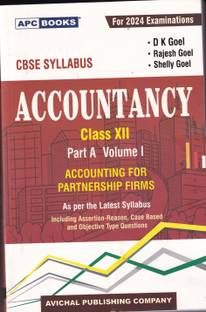Accountancy Class- XII (Part-A)  - APC Books CBSE Class 12 Accountancy Part A Volume 1 D.K Goel with 2 Disc