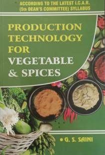 PRODUCTION TECHNOLOGY FOR VEGETABLE & SPICES