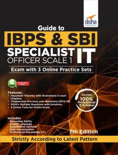 Guide to Ibps & Sbi Specialist it Officer Scale I Exam with 3 Online P