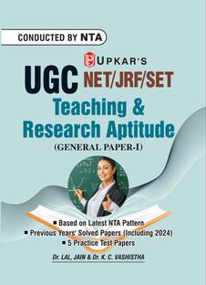 U. G. C. - Net/Jrf/Set Teaching & Research Aptitude (general Paper-I)