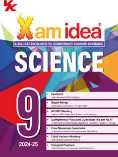 Xam idea Science Class 9 Book | CBSE Board | Chapterwise Question Bank | Based on Revised CBSE Syllabus | NCERT Questions Included | 2024-25 Exam