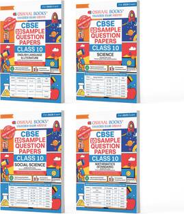 Oswaal Cbse Sample Question Papers Class 10 English, Science, Social Science & Maths Standard