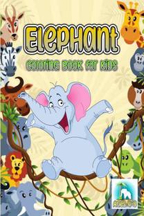 Elephant Coloring Book for Kids / बच्चों के लिए हाथी रंग पुस्तक