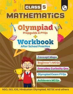 PW Olympiad Plus Workbook For Class 5 Maths Prepguide, PYQs and Worksheets