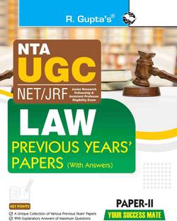 NTA-UGC-NET/JRF : LAW (PAPER-II) Previous Years' Papers (With Answers)