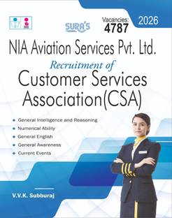 SURA`S NIA Aviation Services - Customer Services Association (CSA) Exam Guide Latest Updated Edition Book 2026