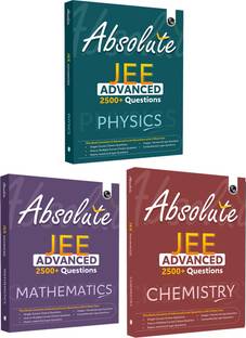 PW Absolute JEE Advanced Physics, Chemistry and Maths Combo Set of 3 Books 7500+ Questions