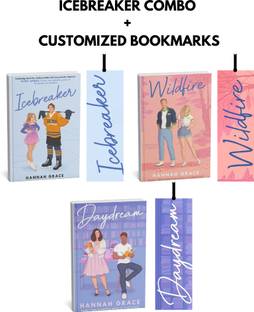 ICEBREAKER COMBO | (ICEBREAKER, WILDFIRE, DAYDREAM) | 3 BOOKS COMBO | ROMANCE NOVELS | PAPERBACK | ENGLISH | GET BOOKMARKS