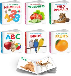 My First Board Book All in One Learning Book for Children - Pocket Boo