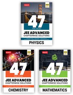MTG 47 Years JEE Advanced (1978-2023) Chapter-wise Previous Years Solved Question Papers Physics, Chemistry & Mathematics | JEE Advanced PYQ For 2025 Exam (Set of 3 Books)