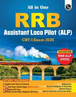 PW All in one RRB Assistant Loco Pilot (ALP) 2025 CBT-1 Study Package