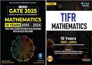GATE Mathematics & TIFR Mathematics  - 2026 [Set of 2 Books] | GATE Mathematics Previous Year Question Papers + TIFR Mathematics PYQs | Topic-Wise | Fully Solved with Explanations | For IIT JAM / TIFR / CUET / CSIR UGC NET / GATE Entrance Exams | Best Seller Combo for Exam Preparation | IFAS Publications