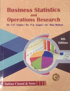 BUSINESS STATISTICS AND OPERATIONS RESEARCH