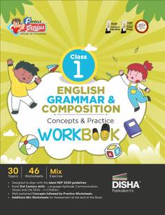 Perfect Genius Class 1 English Grammar & Composition Concepts & Practice Workbook Follows NEP 2020 Guidelines