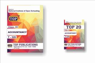 TOP NIOS Class 12 Accountancy 320 Guide + TOP 20 Most Important Question Answers (Mini Book) - Set of 2 Books