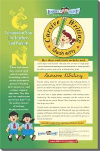 LKG Worksheets - English, Mathematics & GK - Cursive