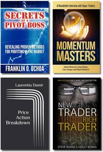 Self Help Books Collection, Secrets of a Pivot Boss: Revealing Proven Methods for Profiting in the Market, Momentum Masters - A Roundtable Interview with Super Traders, Price Action Breakdown: Exclusive Price Action Trading Approach to Financial Markets, New Trader Rich Trader, Frank O. Ochoa, Mark Minervini, Laurentiu Damir, Steve Burns, Holly Burns, Paperback, English