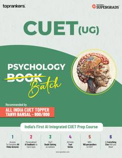 CUET Psychology Book 2025 | Scan QR & Watch Free Videos | By SuperGrads