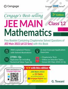 JEE Main Mathematics: Class 12 (Book + Booklet) with Free Online Assessments and Digital Content 2023