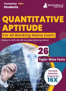 Quantitative Aptitude For Banking Mains Exam  - 2024 (English Edition) - 26 Solved Topic-wise Tests For SBI/IBPS/RBI/IDBI Bank/Nabard/Clerk/PO/Competitive Exams with Free Access to Online Tests