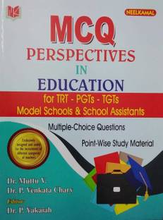 MCQ PERSPECTIVES IN EDUCATION 
for TRT-PGTs-TGTs